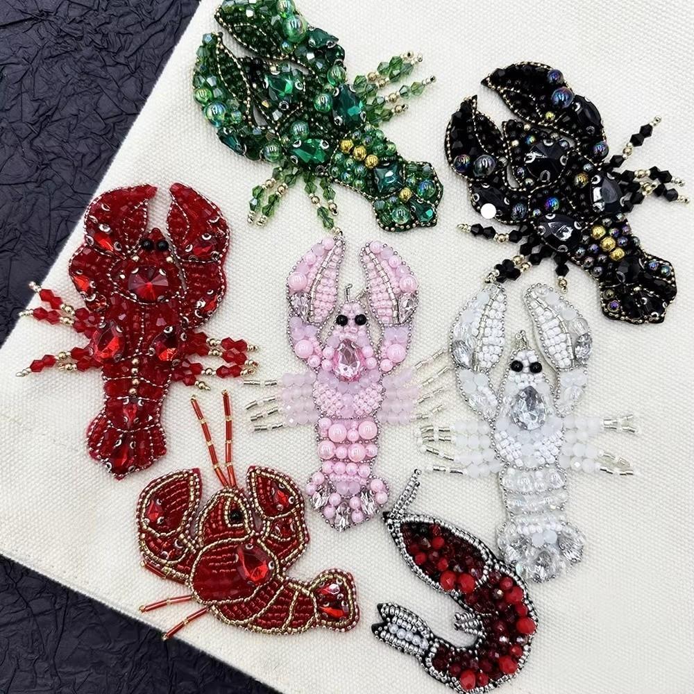 Iron-On Beaded Applique Sequin Applique DIY Patch High-Quality Fabric Sticker