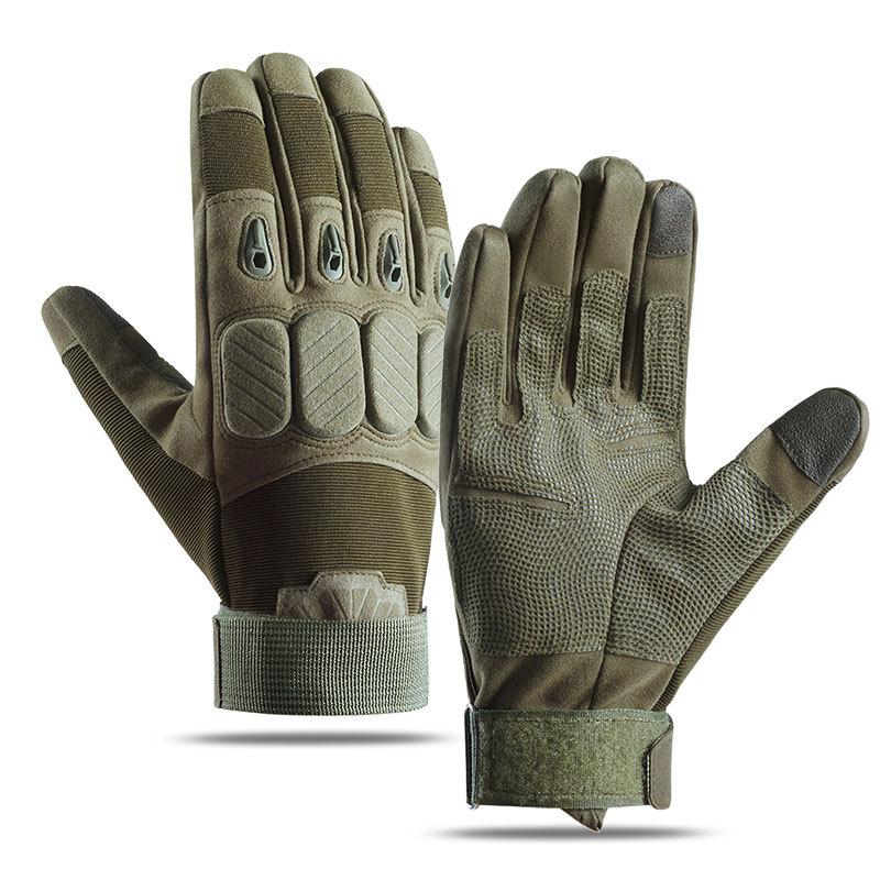 Outdoor gloves half finger non-slip wear-resistant tactical gloves full finger touch screen sports riding protection