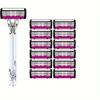 Six-Layer Manual Razor with Holder and Seven-Blade Razor Head