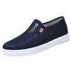 Chaussures en toile Old Beijing pour hommes, Chaussures de marche décontractées à semelle souple, Chaussures de travail confortables pour hommes d'âge moyen et âgés