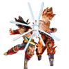 Dragon Ball Super Goku Bardock Vater Sohn Kamehameha Kampfbeschädigt Super Saiyan Actionfigur Sammlermodell Schreibtischdekoration