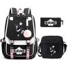 Trend Campus Primary And Secondary School Student School Bag Blue Prison Blue Lock Peripheral Animation Backpack Pencil Bag