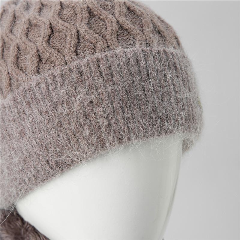 Winter old hat women's warm ear protection wool hat fleece knitted hat cold hat