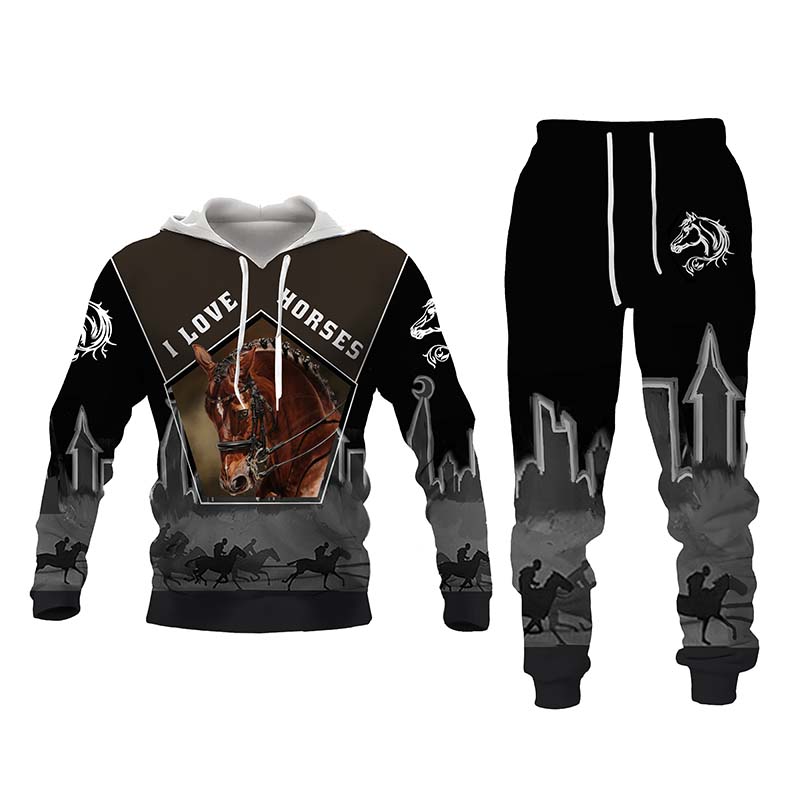 Moda Sudaderas con capucha 3D Trajes Sudadera hombre Joggers Ropa deportiva  comprar a buen precio — entrega gratuita, reseñas reales con fotos — Joom