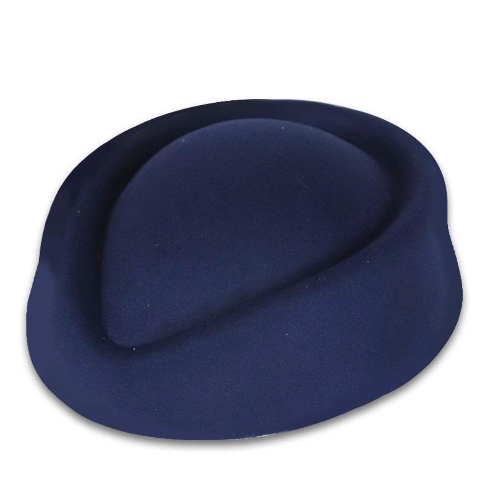 

Formal Top Hats British Retro Felt Beret Fashion Stewardess Hat Women Headwear
