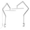 LED Desk Lamp with Clamp 360 Degree Rotation Head 3 Color Temperature Dimmable Foldable Swing Arm 14