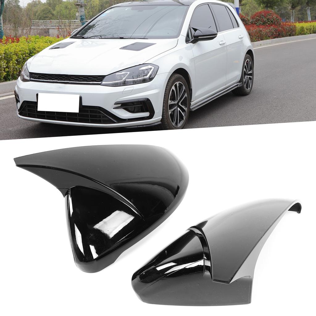 Pair Rearview Mirror Cover    or Housing Horn   Fit for MK7CelsiusMK7.5 GTD R 2013-2020