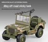 1:32 Willys Off-Road Military Alloy Model WWII Series with Lights, Sound & Opening Hood