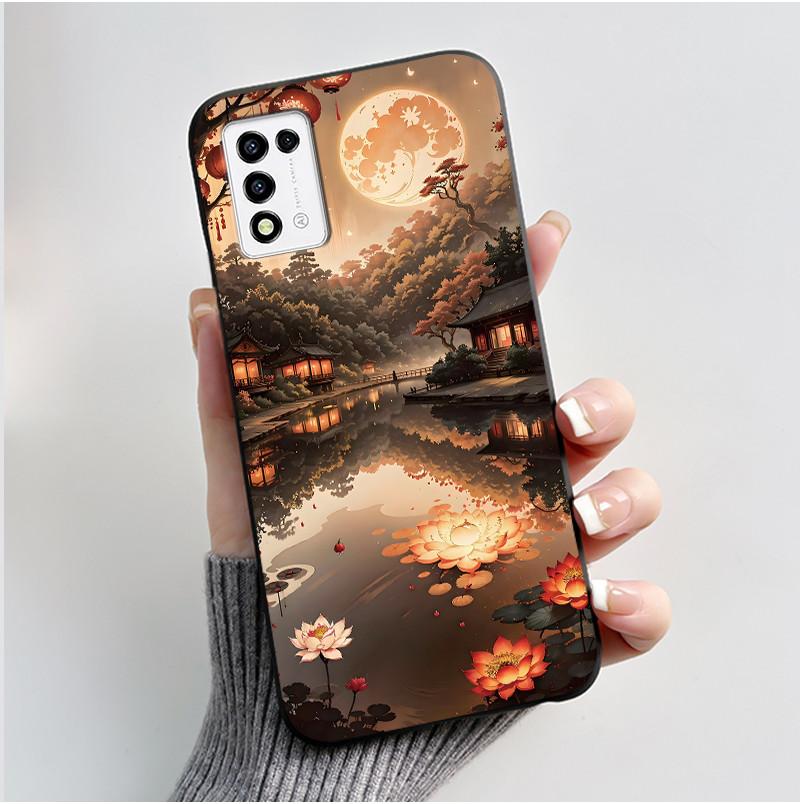 For ZTE Libero 5G III, A202ZT Soft Silicone Black Case For ZTE Libero 5G II, A103ZT Popular Pattern Panda Shockproof Shell