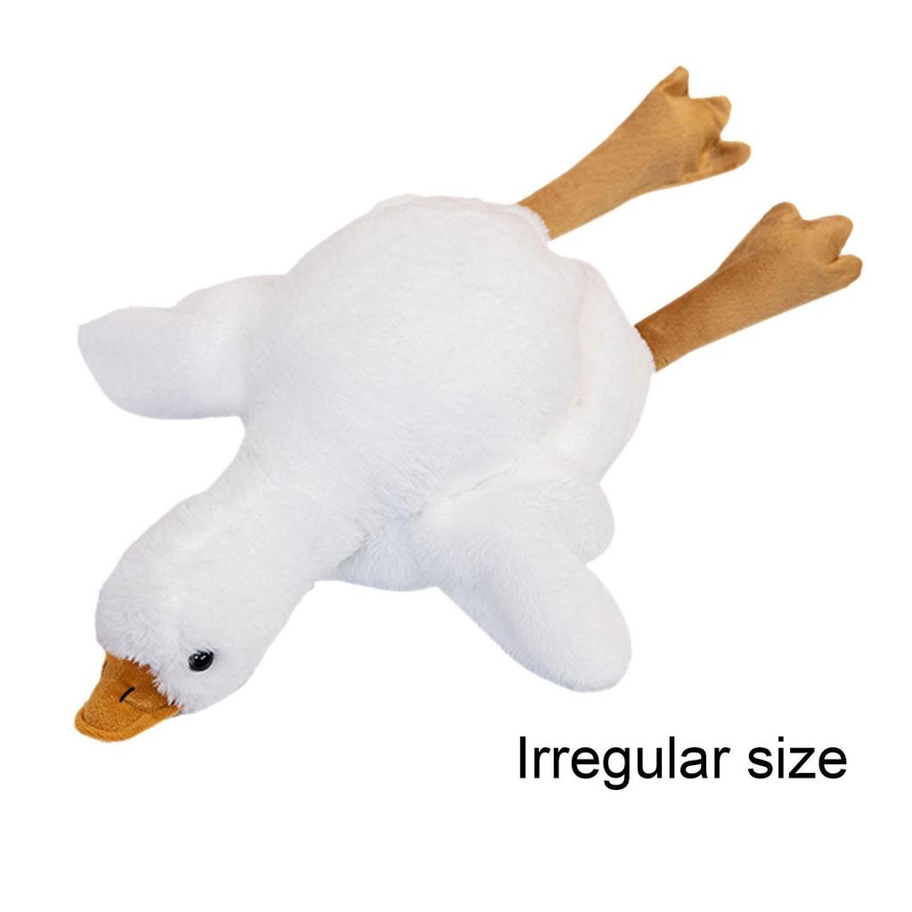 Goose Headwear Soft Plush Animal Hat Funny Costume Cap for Christmas Halloween Carnival Party Dress Up