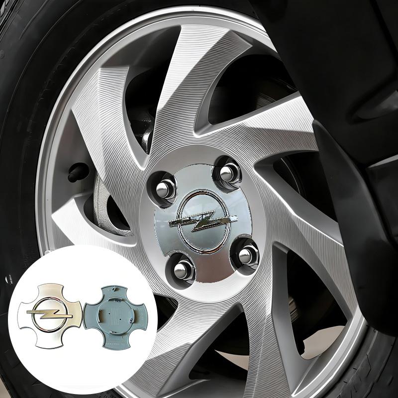 4 szt. 10 cm Kołpak koła samochodowego, Nakładka na środek koła z emblematem Do Opel Astra j g Insignia Corsa d Vectra c Zafira a Gadżety samochodowe