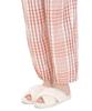 Narue Checkered Pajama Cream Puff Gauze Women's Set, (R)