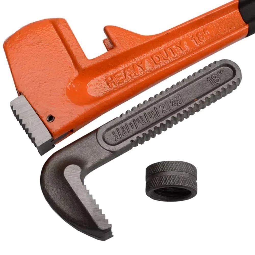 Labor-saving Adjustable Pipe Wrench Clamp Spanner Heavy Duty Pliers  Plumber Tools
