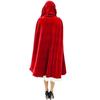 Hooded Santa Claus Cape Costume for Adults & Children - Christmas Cosplay Party Wear