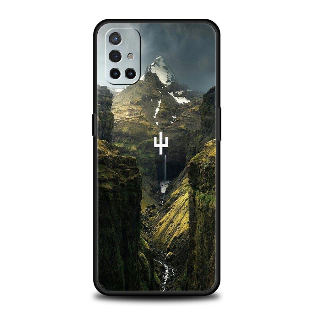 

Forest Geometry Wood Phone Case For OnePlus 12 11 10 9 8 7 7T Pro 12R 10R 9RT 9R 8T Nord N100 N200 N10 2T CE 2 5G Black Cover Nord N100