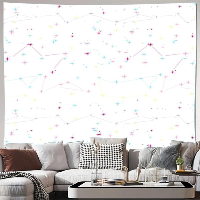 Bohemian Tapestry Wall Hanging Aesthetic Room Decor Nature Landscape Celestial Backdrop Dorm Room Decor Festival Wall Art Home T