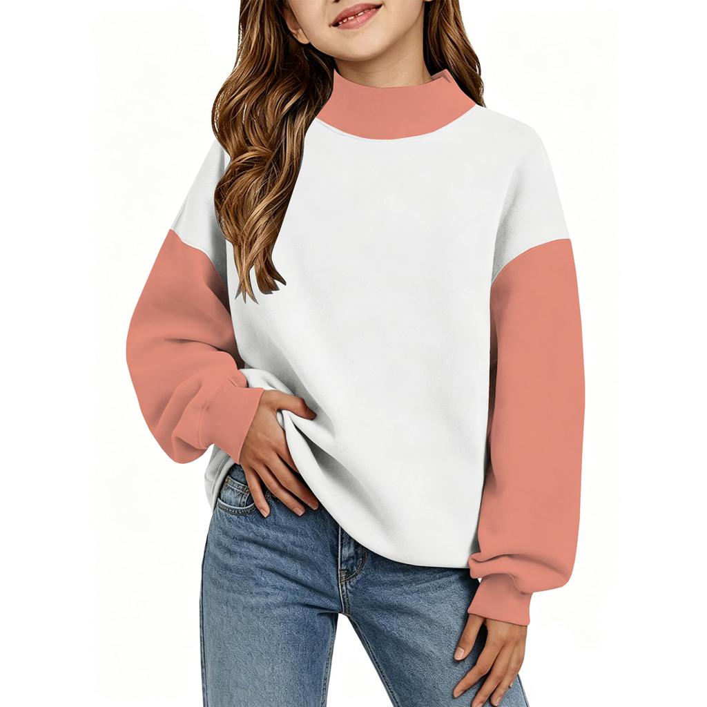 Kids Casual Printed Raglan Long Sleeve Lightweight Sweatshirt for Everyday Wear