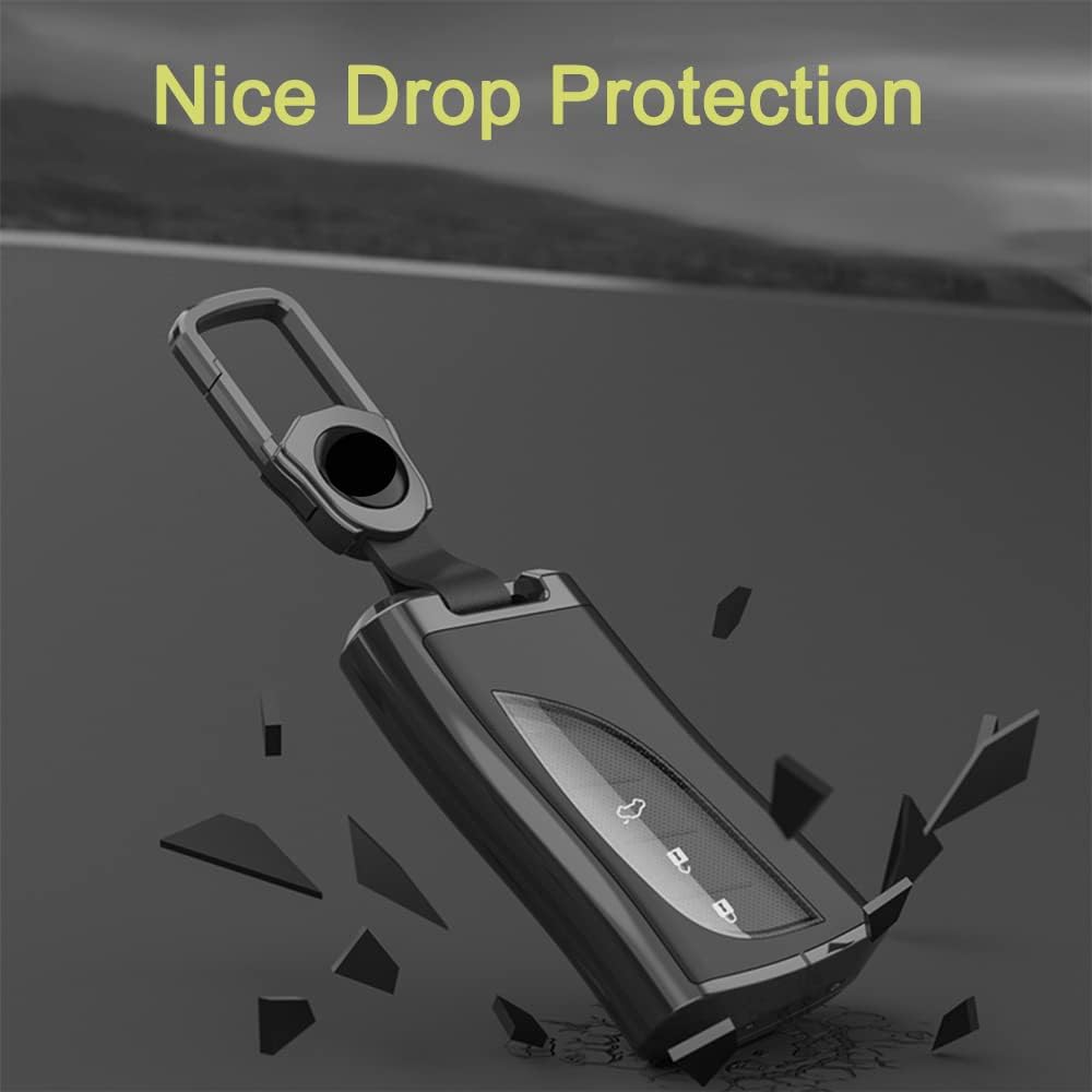 Alloy Metal Key Fob Cover,Compatible with Lexus ES350 ES300h UX200 LS500 LS500H LC500 LC500h