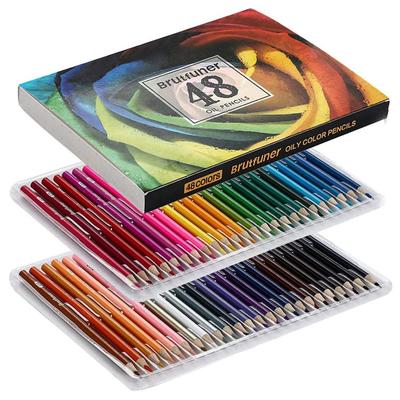 Akura Colored 48 Colored For Kids and Coloring Colored Pencil Art Supplies Soft Colored Pencil Sharpener Included Pencils, Colors, Oil-Based Pencils,