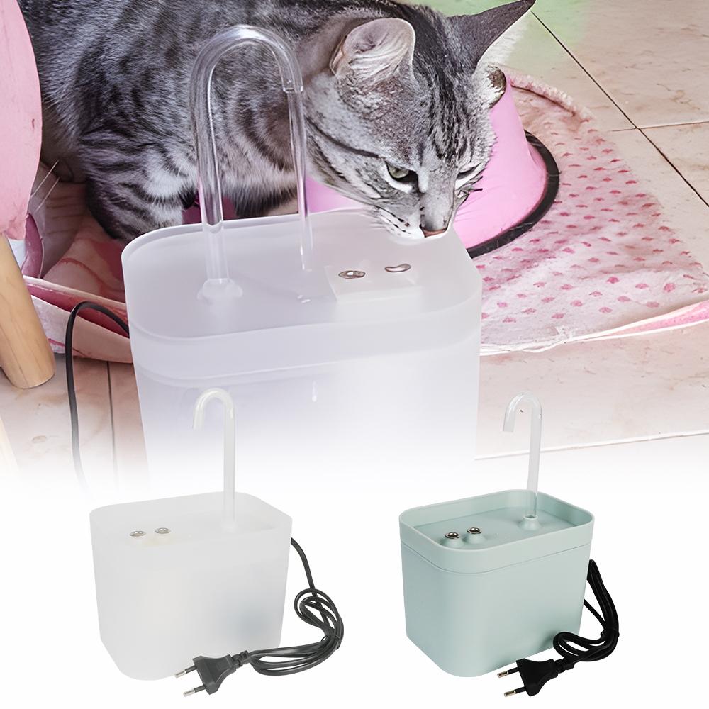 USB Electric Recirculate Filtring Cat Water Fountain Dispenser Cat Drinker Bowl 1.5L for Cats Pet Water Auto Filter Mute