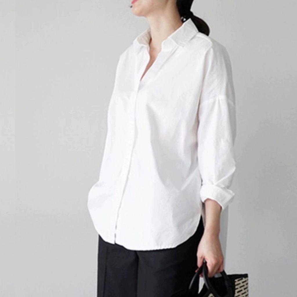 Koreanisches Dongdaemun Damenhemd mit Fleecefutter, Herbst/Winter 2025, lockere Passform, Übergröße