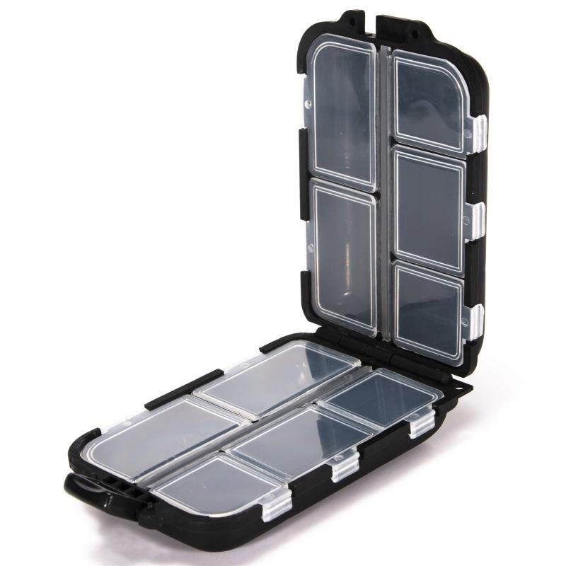 10 Úložný box na rybářské příslušenství na mřížku Luya Fishing Gear Dělený mřížkový box na návnady Oboustranný box na příslušenství pro rybářské skupiny