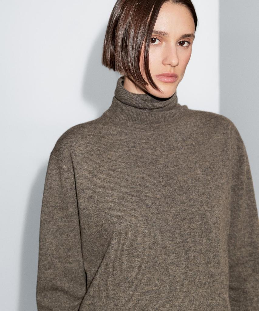 Masimodutti Wool Blend Turtleneck Sweater