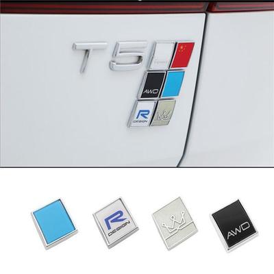 Nálepka s logem odznaku auta pro XC90 XC60 S80 S60 S90 V40 V90 V60 D2 D5 T4 T5 T6 T8 AWD RDESIGN TWIN ENGINE Nápis