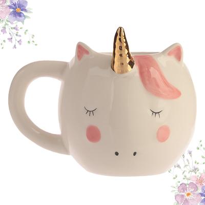 Adorable Ceramic Mug Cup Design Saturated Color Smooth Finish Stylish Milk Cup for Daily Use Gift Decor