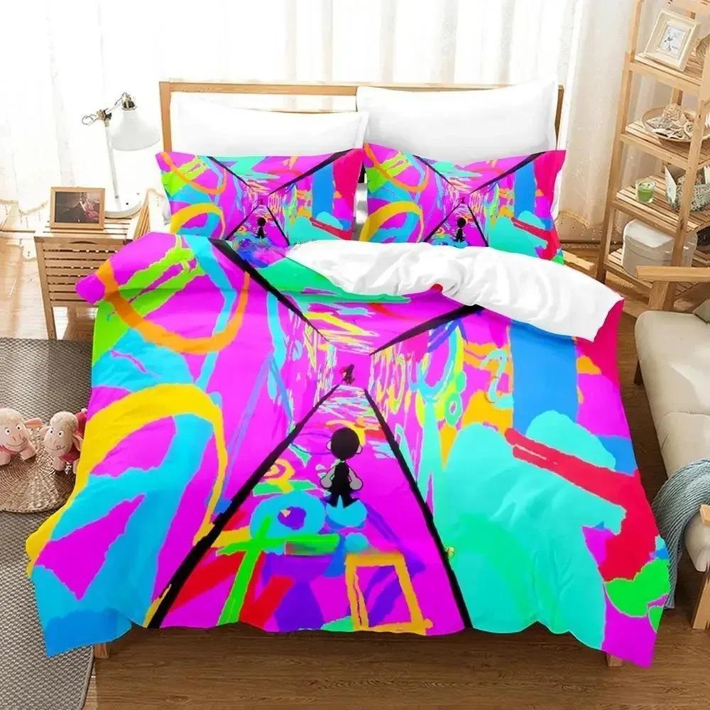 New SUBWAY MIDNIGHT Bedding Set Single Twin Full Queen King Size Bed Set Adult Kid Bedroom Duvet cover Sets Anime Bed Sheet Set