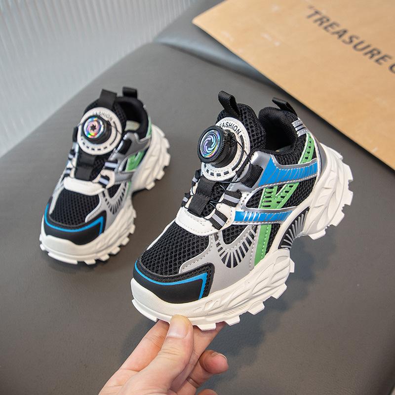 Children's new sports and leisure shoes with soft soles, comfortable classmates, boys and girls, autumn breathable fashion sports shoes