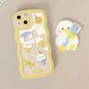 Cute Cheese Duck Stand Suitable for Apple 15 Promax Phone Case iPhone 14131211XR Women's 78Plus