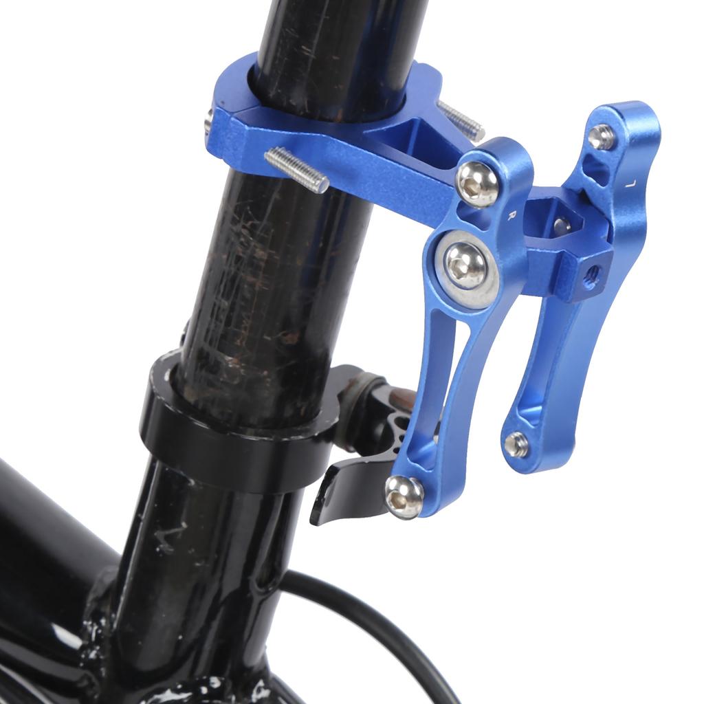 Adaptador de Suporte para Garrafa de Água Liga de Alumínio Guidão de Bicicleta de Estrada Conversor de GaiolaAzul