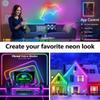 Rgb Neon Led Light Strip Dc24V Outdoor Waterproof 5M 30M 10/15/20 Meters Neon Led Tape Bluetooth App Smart Neon Led Bar Ribbon