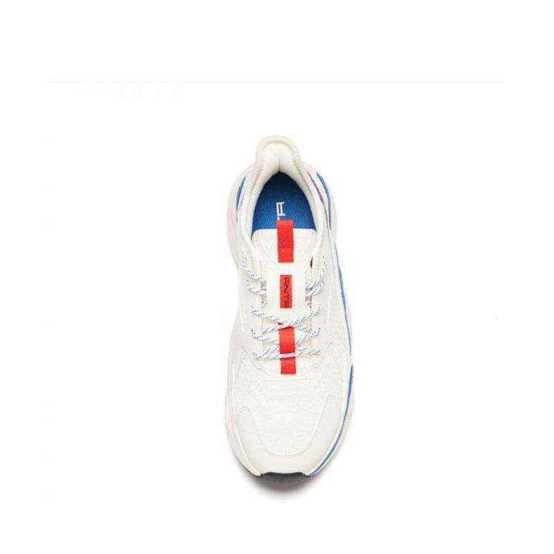 Anta Cushioning Slip Resistant Low top Chunky Sneakers Men's White 11938883-4