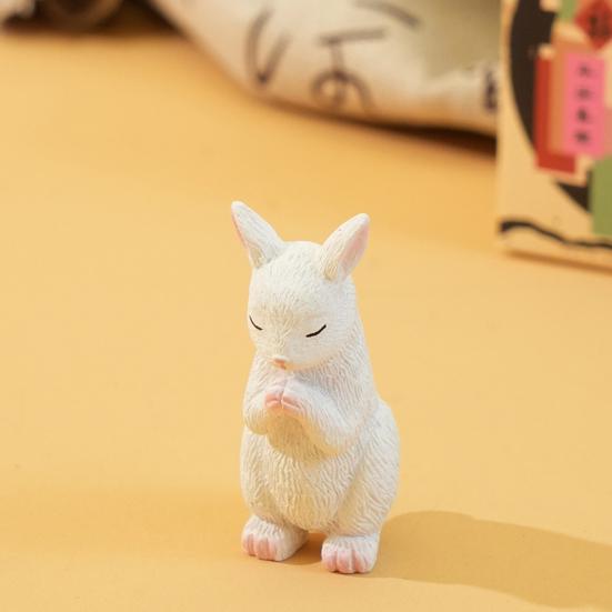 Clasp Hands Animal Statue Simulation Panda Rabbit Capybara Koala Dog Cat Monkey Ornament Resin Sculpture Decoration Ornament