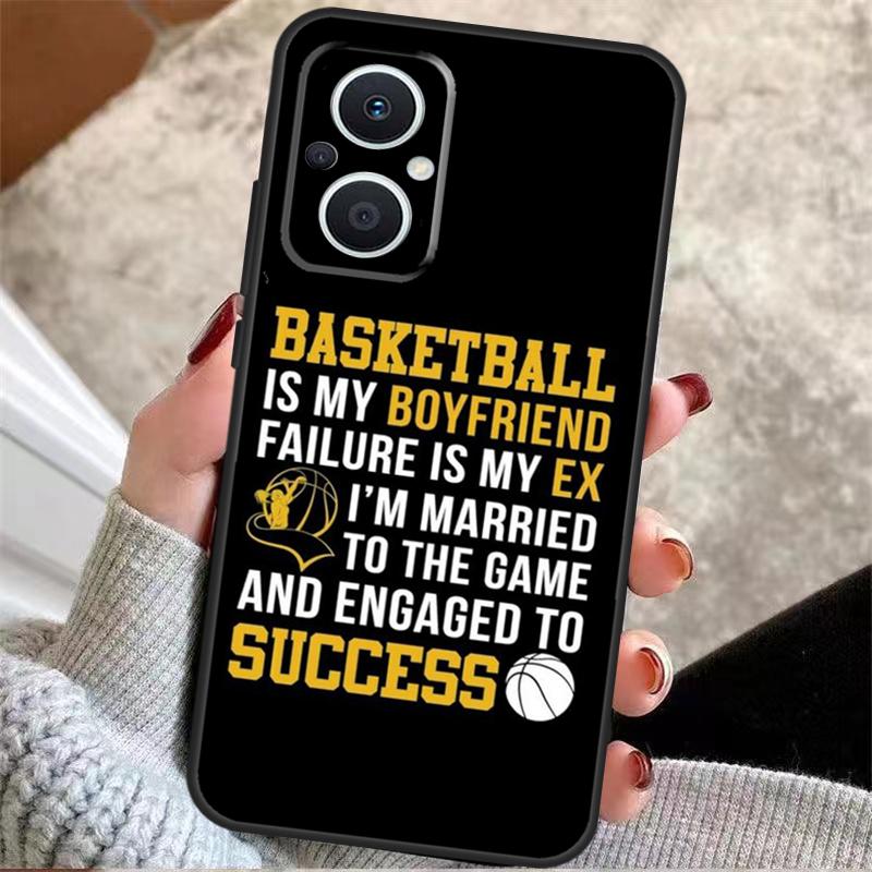 Basketball Heart Beat For OPPO Reno 14F 13F 12F 11F 8T 10 11 12 13 14 Pro 7 8 Lite OPPO Find X8 X6 X5 Pro Case
