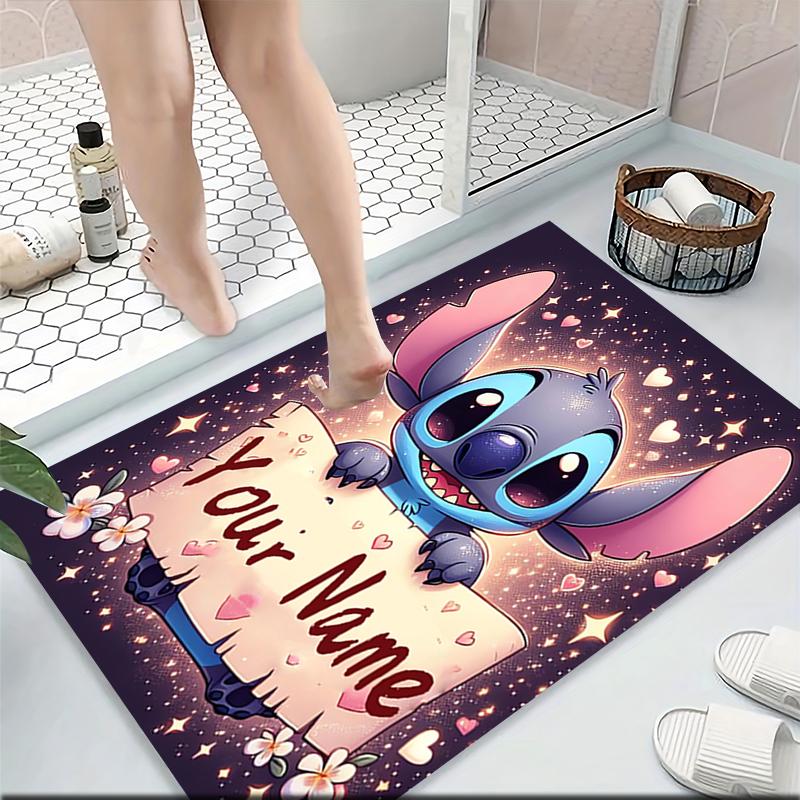 Custom Name Cosmic Angel Stitch Carpet Rug Customizable Soft Washable Anti-Slip Home Living Room Sofa Mats Personalized Rug. 0909367