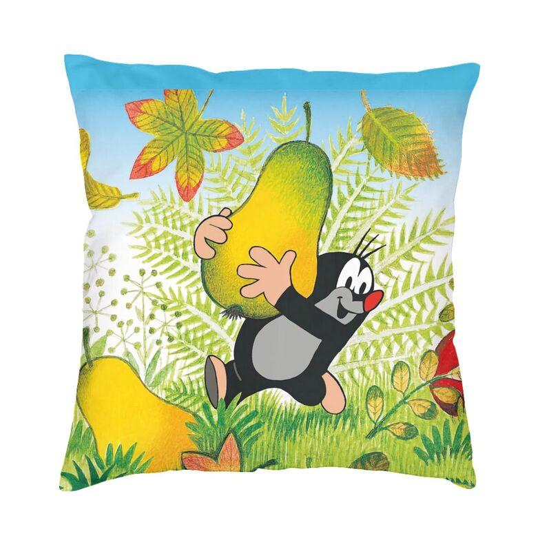 

Kawaii Krtek Mole Cushion Cover Sofa Decoration Cartoon Little Maulwurf Square Throw Pillow Cover 40x40cm 30x30cm 12x12in