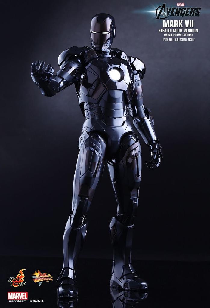 Avengers Scale Figure Iron Man Mark 7 Hot Toys [Movie Masterpiece] 1/6 (Stealth Version) (Avengers 200% Exclusive)