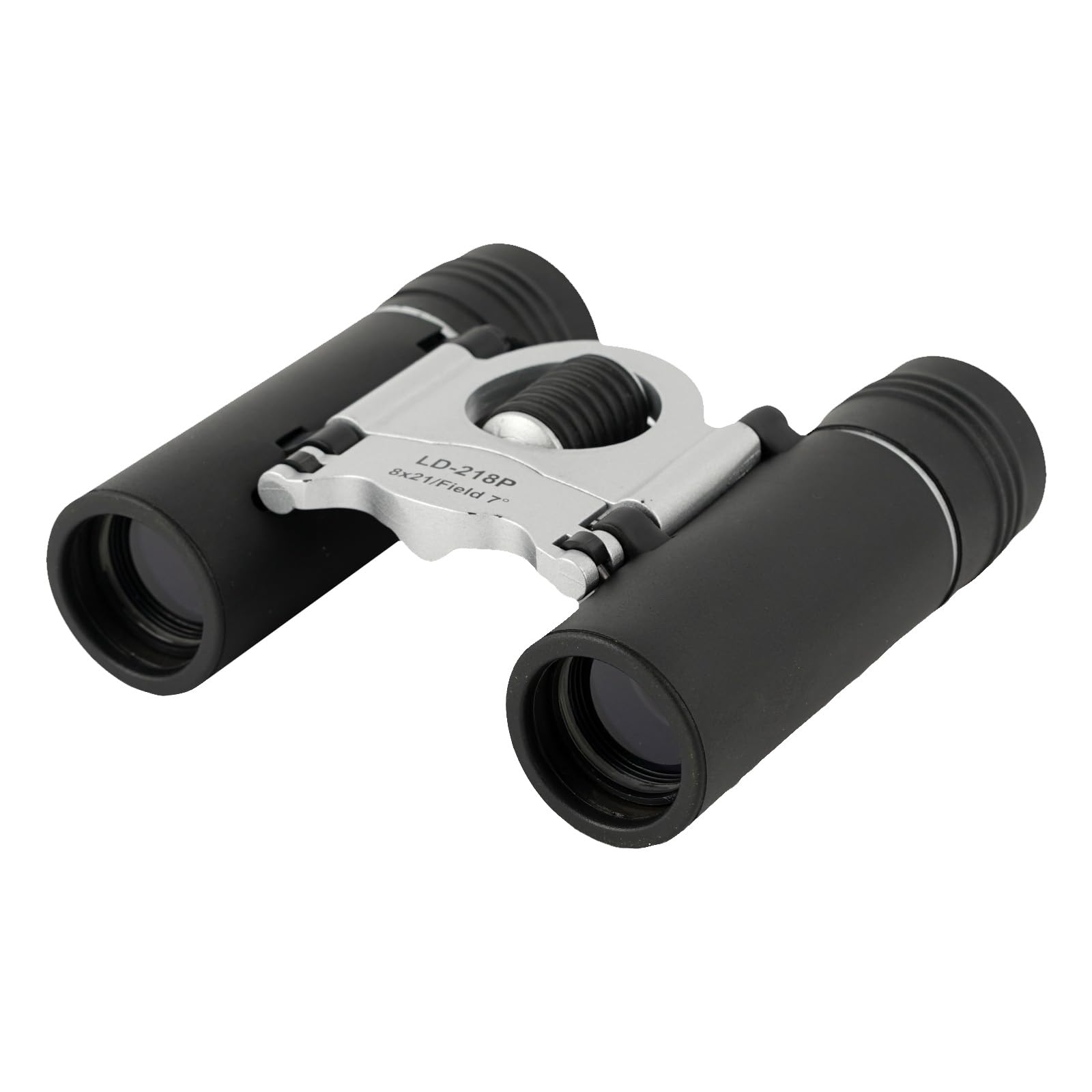 

MIZAR-TEC LD-821S Binoculars, Compact, Folding, 8x Magnification, 21mm Aperture, Silver, for Live Concerts, Outdoor Activities, Travel, and Sports. A