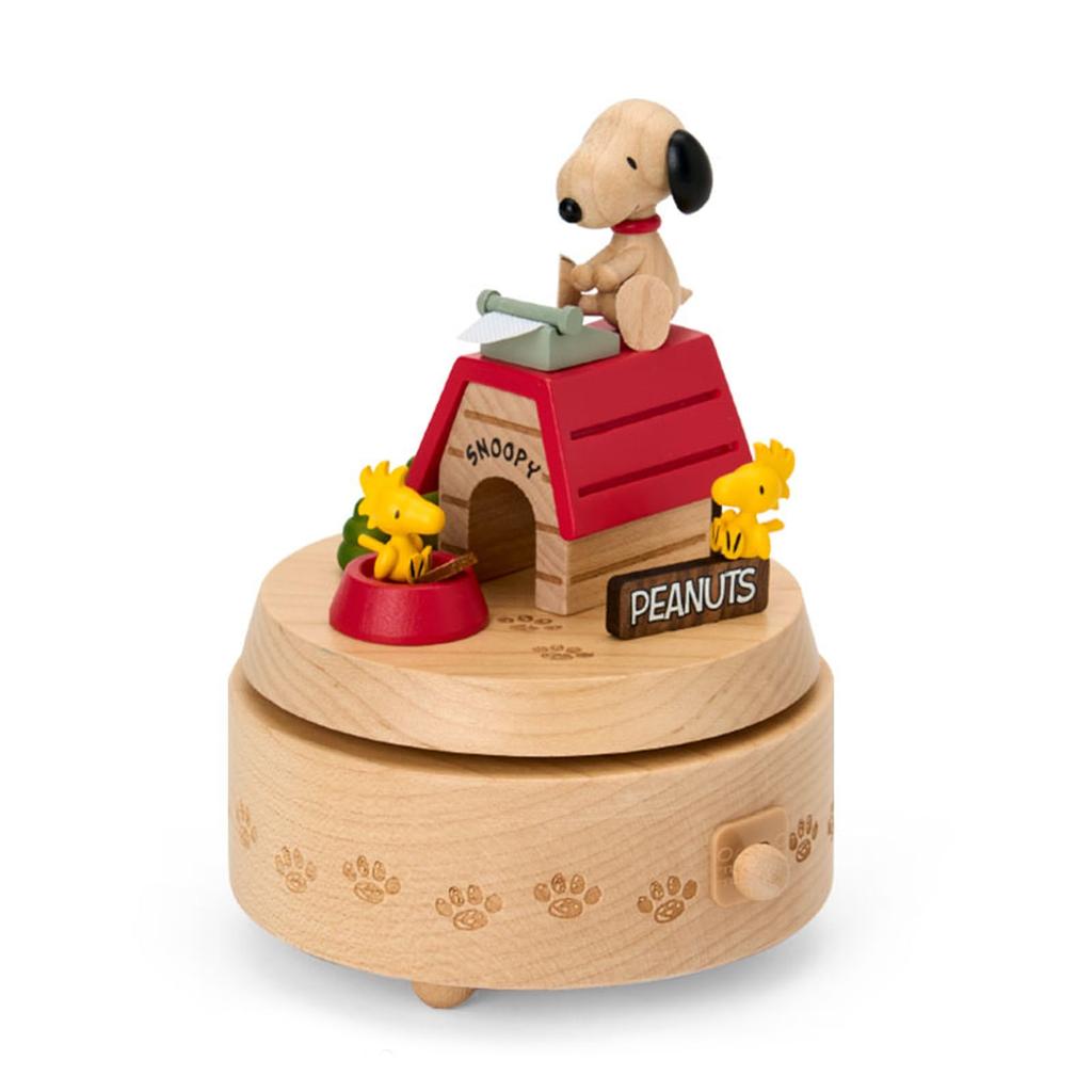 Sanrio Wooden Music Interior 087912 Box, Doghouse, Snoopy, Decor, Gift,