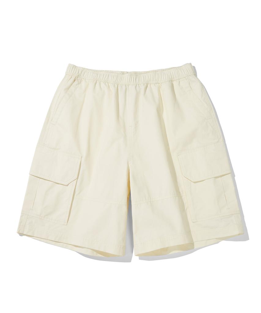 CGP Soft Essential Bermuda Cargo Shorts_Cream