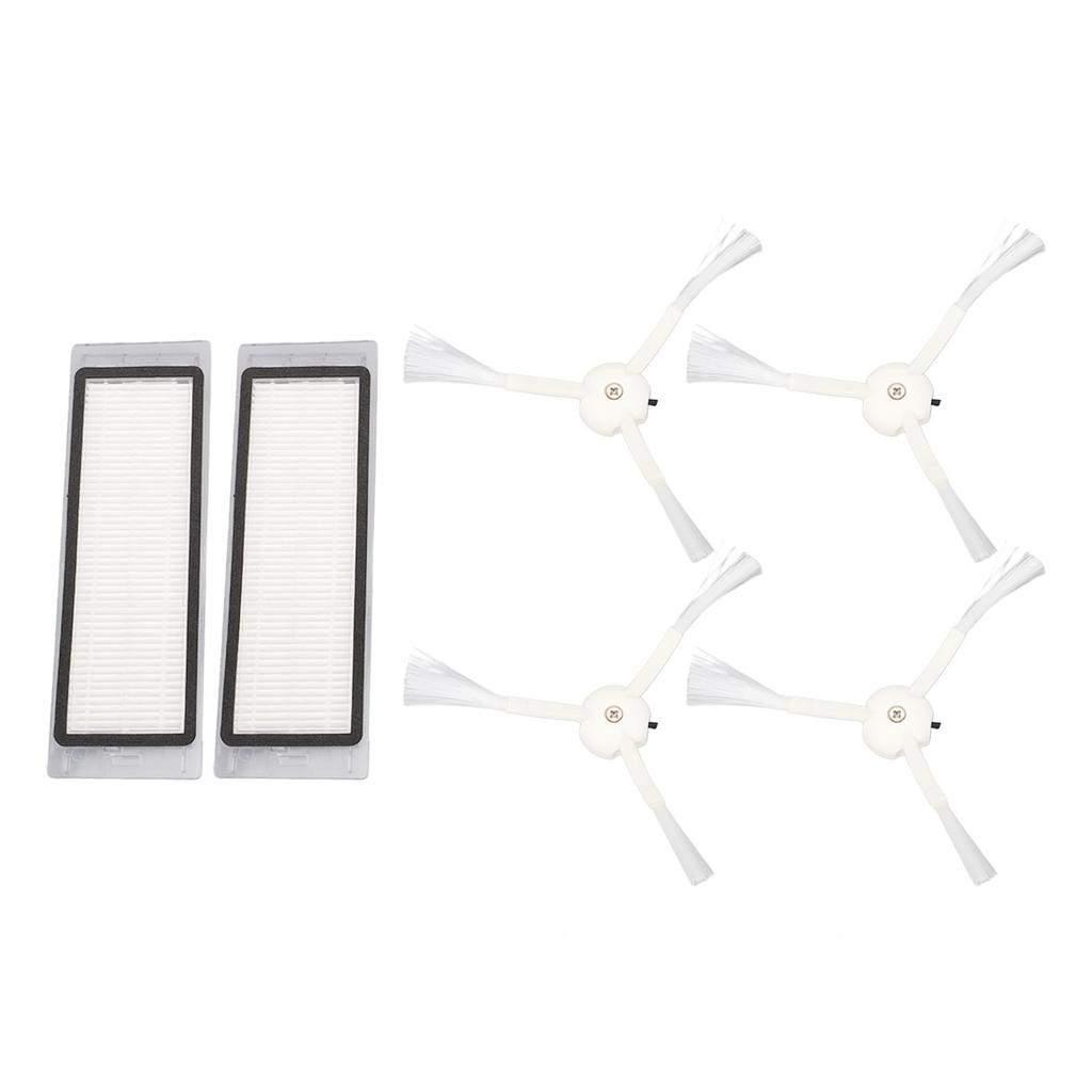 Vacuum Filter Side Brush Set Effective Cleanup Optimum Performance Long Life ABS Rubber for S50 S51