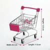 Mini-Einkaufswagen Kleiner Supermarkt Lustiger Frühpädagogischer Handwagen Einkaufswagen für