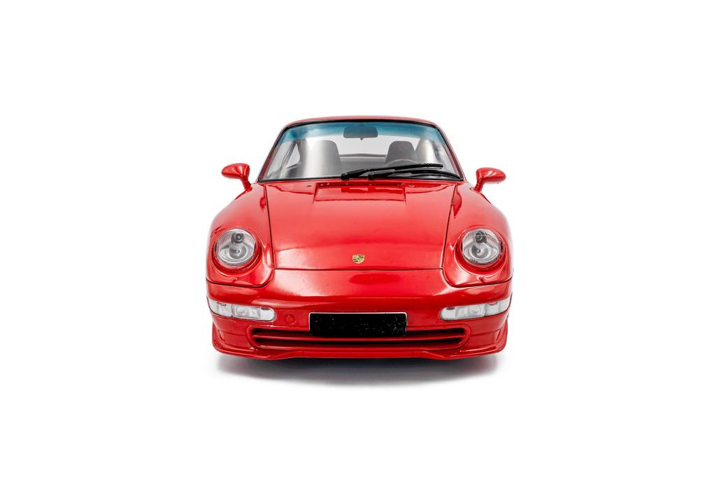 SOLID O Porsche Carrera Diecast Car 1/18 Scale 911 (993) Carrera RS 1997 (Red) [Parallel Import]