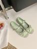 Soft Cute Candy Color Inner Height Increase Round Head Splicing Bow Mary Jane Single Shoes Women's Shallow Mouth Grandma Shoes