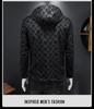 Heren Europese Jacquard Casual Jas met Capuchon 2863 - Lente/Herfst Trendy Top