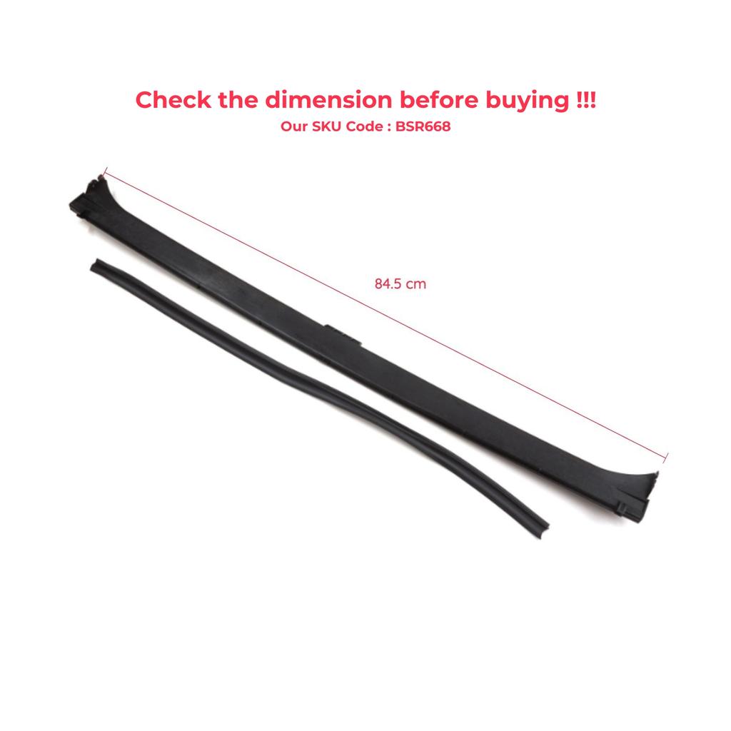 BSR668 Odkvapová lišta strešného okna pre BMW 5 Series E39 1996-2003 X5 E53 2000-2006 54128203811