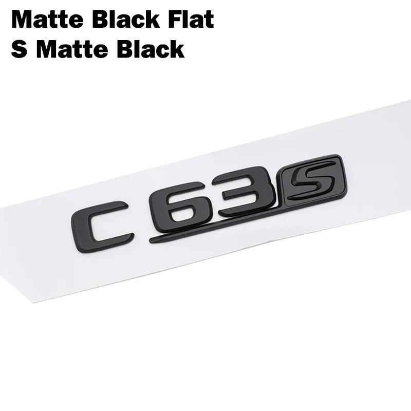 Auto-Tuning Für Mercedes Benz AMG C-Klasse W204 W205 C63 C63S Buchstabenlogo 3D ABS Aufkleber Auto Heckklappe Emblem Namensschild Aufkleber